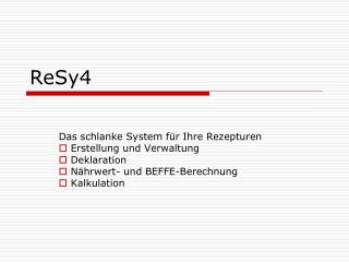 ReSy4