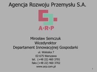 Agencja Rozwoju Przemysłu S.A.