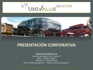 PRESENTACIÓN CORPORATIVA