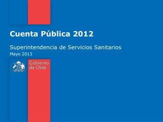 Cuenta Pública 2012