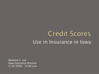 Credit Scores