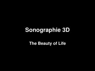 Sonographi e 3D