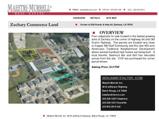 Zachary Commerce Land