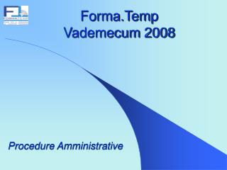 Forma.Temp Vademecum 2008