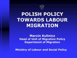 Ministry of Labour and Social Policy