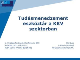 Tudásmenedzsment eszköztár a KKV szektorban