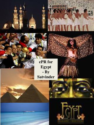 ePR for Egypt - By Satvinder