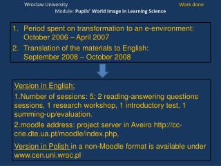 Transformation to e-environment