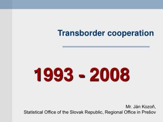 Transborder cooperation