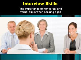 Interview Skills