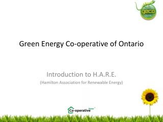 Green Energy Co-operative of Ontario
