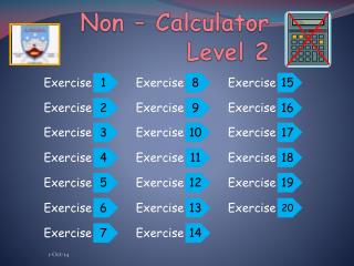 Non – Calculator Level 2