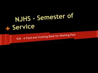 NJHS - Semester of Service