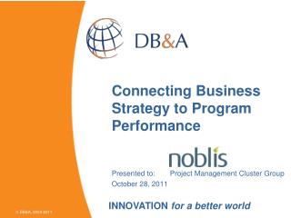 Connecting Business Strategy to Program Performance