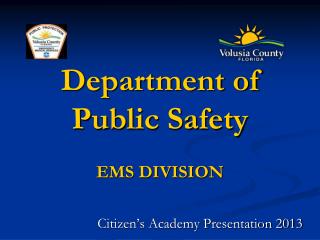 Department of Public Safety EMS DIVISION