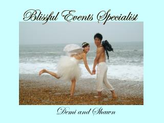 Blissful Events Specialist