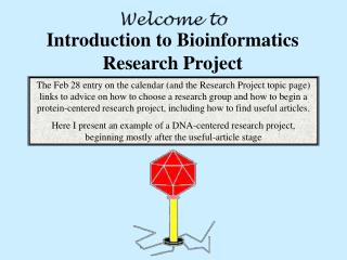 Introduction to Bioinformatics Research Project