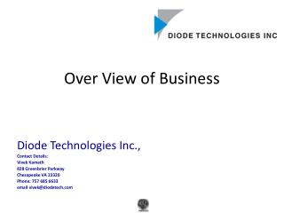 Over View of Business