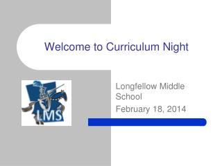 Welcome to Curriculum Night