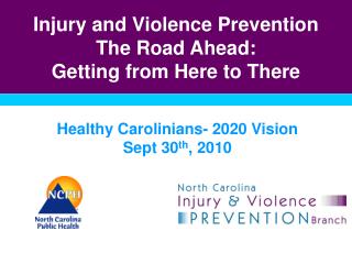 Injury and Violence Prevention The Road Ahead: Getting from Here to There