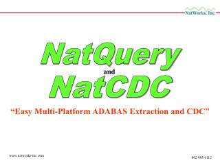 “Easy Multi-Platform ADABAS Extraction and CDC”
