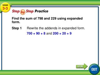 Lesson 3-3 Example 4