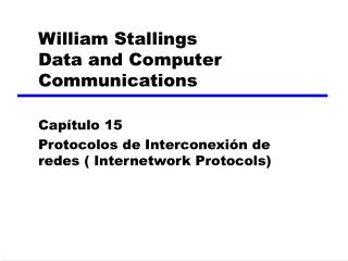 William Stallings Data and Computer Communications