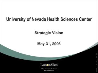 University of Nevada Health Sciences Center