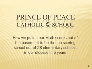 Prince of peace catholic j School