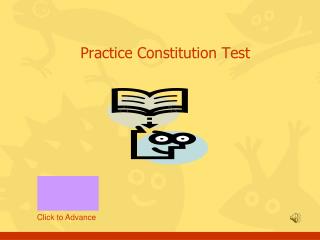 Practice Constitution Test