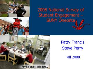 2008 National Survey of Student Engagement – SUNY Oneonta