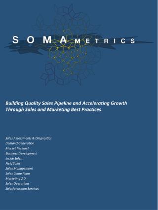 Building Quality Sales Pipeline and Accelerating Growth Through Sales and Marketing Best Practices