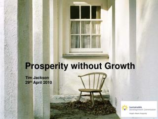 Prosperity without Growth