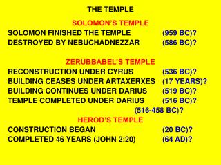 THE TEMPLE