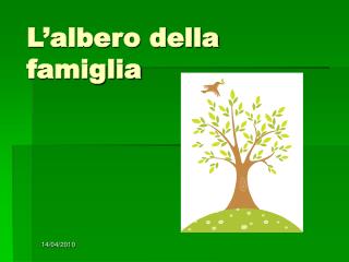 L’albero della famiglia