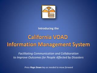 Facilitating Communication and Collaboration to Improve Outcomes for People Affected by Disasters