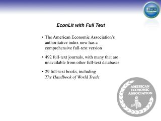 EconLit with Full Text