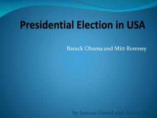 Presidential Election in USA