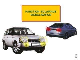 FONCTION ECLAIRAGE SIGNALISATION