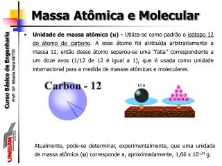 Massa Atômica e Molecular