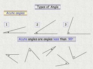 Types of Angle