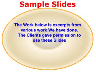 Sample Slides