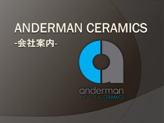 Anderman Ceramics - 会社案内 -