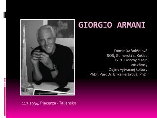 Giorgio Armani