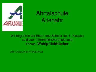 Ahrtalschule Altenahr