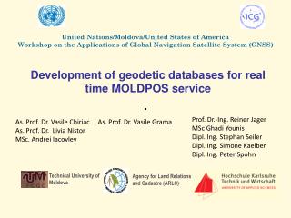 Development of geodetic databases for real time MOLDPOS service