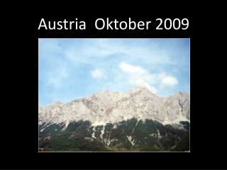 Austria Oktober 2009