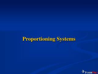 Proportioning Systems