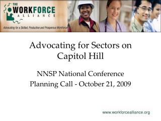 Advocating for Sectors on Capitol Hill