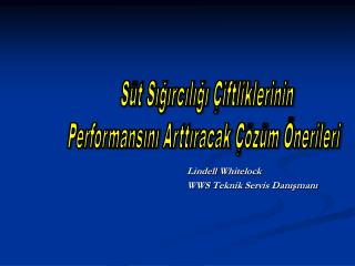 Lindell Whitelock WWS Teknik Servis Danışmanı